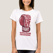 彼女の戦いは私の多発性骨髄腫のサポート Tシャツ (正面)