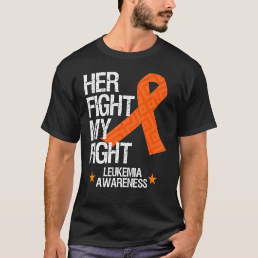 彼女の戦いは私の女性白血病の認識度の力だ Tシャツ (正面)