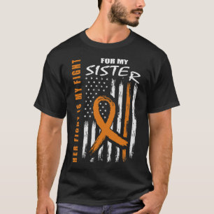 彼女の戦いは私の妹の白血病認識度Fl Tシャツ
