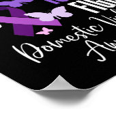 彼女の戦いは私の家庭内暴力認識度 ポスター (角)