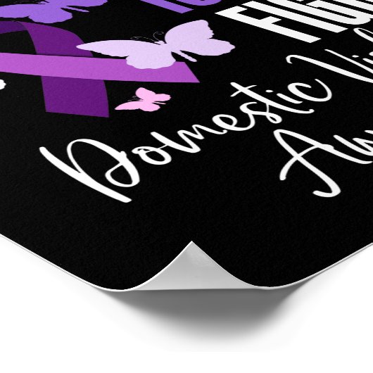 彼女の戦いは私の家庭内暴力認識度 ポスター (角)