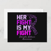 彼女の戦いは私の家庭内暴力認識度 ポストカード (正面/裏面)