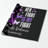 彼女の戦いは私の家庭内暴力認識度 ラッピングペーパー (アンロールド)