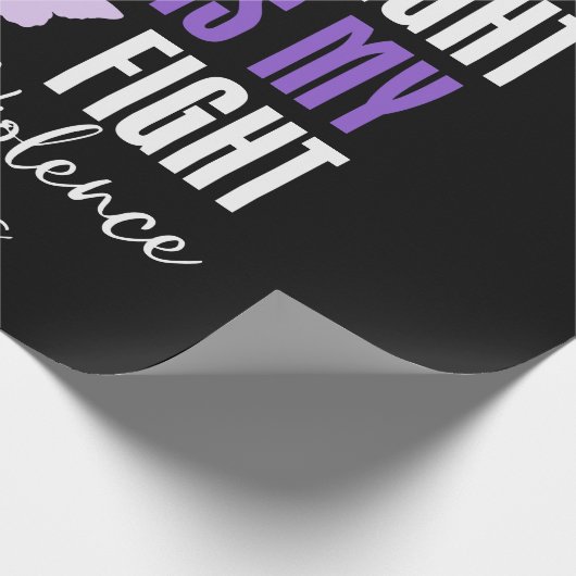 彼女の戦いは私の家庭内暴力認識度 ラッピングペーパー (角)