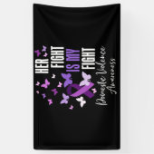 彼女の戦いは私の家庭内暴力認識度 横断幕 (縦)