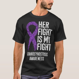 彼女の戦いは私の対決の頭蓋骨滑化認識度 Tシャツ