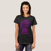 彼女の戦いは私の戦いの主旨認識度 Tシャツ (正面フル)