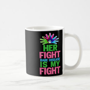 彼女の戦いは私の戦いは珍しい病気 – 珍しい病気 コーヒーマグカップ