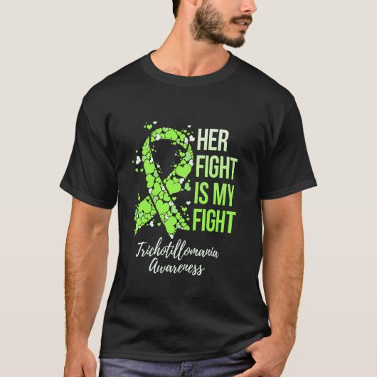 彼女の戦いは私の戦いトリコティロマニア認識度L Tシャツ (正面)
