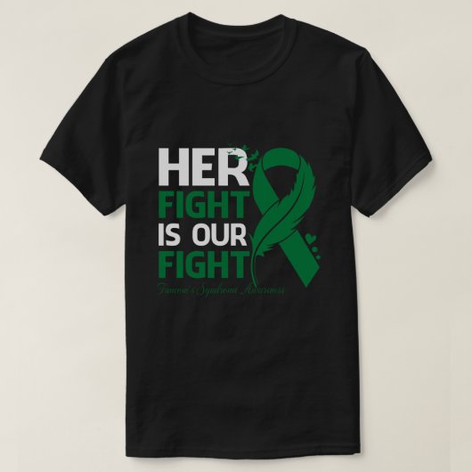 彼女の戦いは私の戦いファンコーニのシンドローム認識 Tシャツ (デザイン正面)