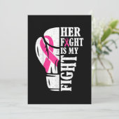 彼女の戦いは私の戦い乳がん認識度ピンク 招待状 (スタンド正面)