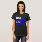 彼女の戦いは私の戦い水頭症の認識度偉業 Tシャツ (正面フル)