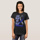 彼女の戦いは私の戦い水頭症認識度Supp Tシャツ (正面フル)