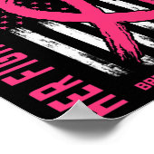 彼女の戦いは私の戦い私の衣服ピンクの友人の胸Ca ポスター (角)