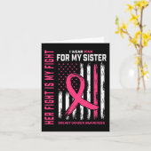 彼女の戦いは私の戦い私の衣服ピンクの妹の胸Ca カード (黄色い花)