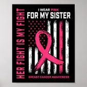 彼女の戦いは私の戦い私の衣服ピンクの妹の胸Ca ポスター (正面)