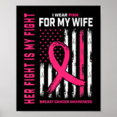 彼女の戦いは私の戦い私の衣服ピンクの妻の胸カンク ポスター (正面)