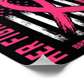 彼女の戦いは私の戦い私の衣服ピンクの祖母の胸C ポスター (角)