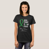 彼女の戦いは私の戦い腎臓病認識度1 Tシャツ (正面フル)