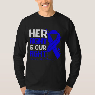 彼女の戦いは私の戦い自閉症の意識リボンである Tシャツ