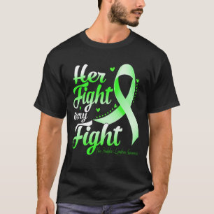 彼女の戦いは私の戦い非ホジキンのリンパ腫を認識 Tシャツ