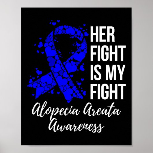 彼女の戦いは私の戦いAlopecia Areata認識度 ポスター (正面)