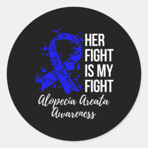 彼女の戦いは私の戦いAlopecia Areata認識度 ラウンドシール