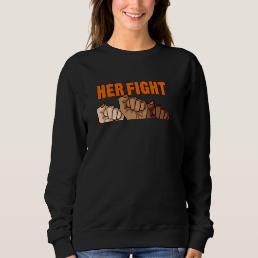 彼女の戦いは私の戦いCrps認識度Rsd Orange Ri スウェットシャツ (正面)