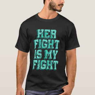 彼女の戦いは私の戦いPcos多嚢胞性卵巣症候群 Tシャツ