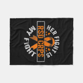 彼女の戦いは私の戦いRsd Crps認識度2 フリースブランケット (正面(横))