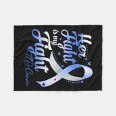 彼女の戦いは私の戦いT1dのいとこのタイプ1糖尿病A フリースブランケット (正面(横))