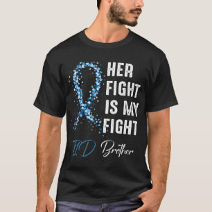 彼女の戦いは私の戦いT1Dブラザー1型糖尿病 Tシャツ