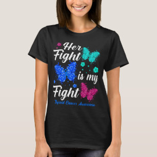彼女の戦いは私の甲状腺がんの認識と戦うことだが Tシャツ