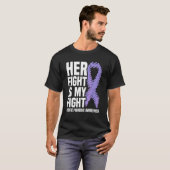 彼女の戦いは私の肺高血圧症の戦いを認識 Tシャツ (正面フル)