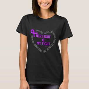 彼女の戦いは私の膵臓がん認識度 Tシャツ