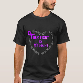 彼女の戦いは私の膵臓がん認識度 Tシャツ