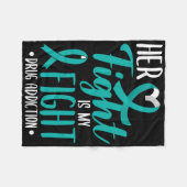 彼女の戦いは私の薬物中毒認識度 フリースブランケット (正面(横))