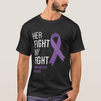 彼女の戦いは私の頭蓋骨関節症CSO Awarene Tシャツ