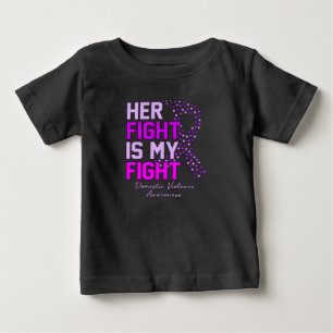 彼女の戦いは私のDV認識度 ベビーTシャツ