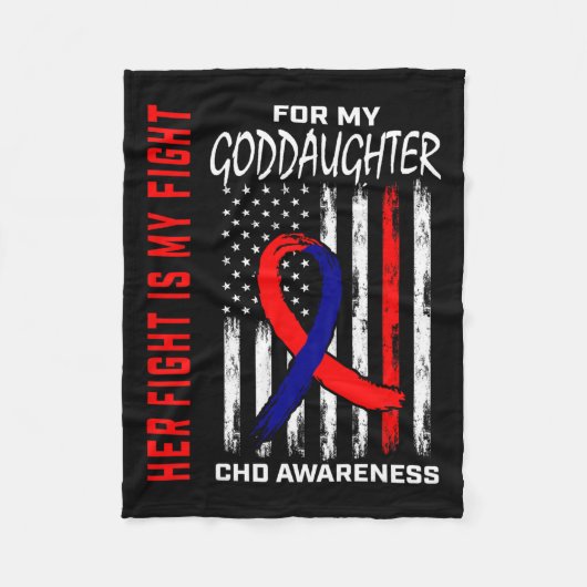 彼女の戦いゴド娘Chd認識度米国国旗 フリースブランケット (正面)