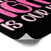 彼女の戦い家族の乳がん認識度 ポスター (角)