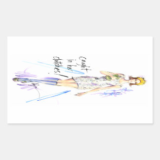 彼女の手に捕まった! 長方形シール