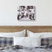 「彼女の手の中の愛 キャンバスプリント (インサイチュ (寝室))