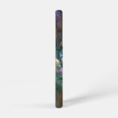 彼女の手の中の花を称賛する女の子 SAMSUNG GALAXYケース (右側面)