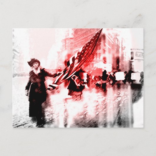 彼女の投票 ポストカード (正面)