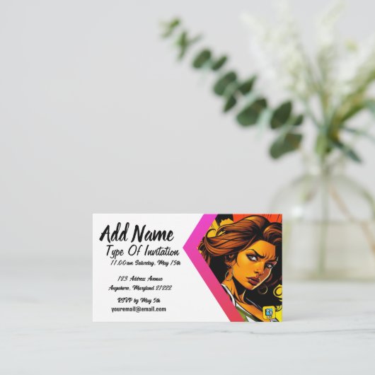 彼女の招待状を反映する エンクロージャーカード (スタンド正面)