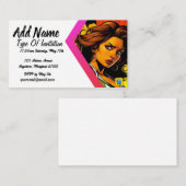 彼女の招待状を反映する エンクロージャーカード (正面/裏面)