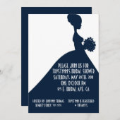 彼女の招待状海軍 招待状 (正面/裏面)