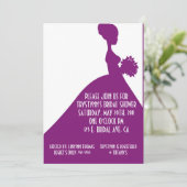 彼女の招待状紫色 招待状 (スタンド正面)