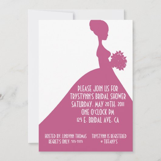 彼女の招待状·ベリー 招待状 (正面)